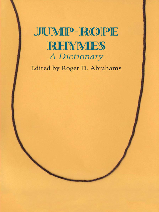 Title details for Jump-rope Rhymes by Roger D. Abrahams - Available